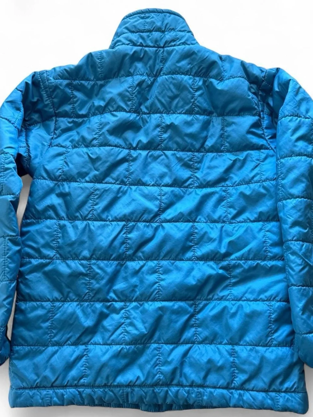 Patagonia Bright Blue Kids Nano Puff Jacket Sz S 7 8 boys girls unisex